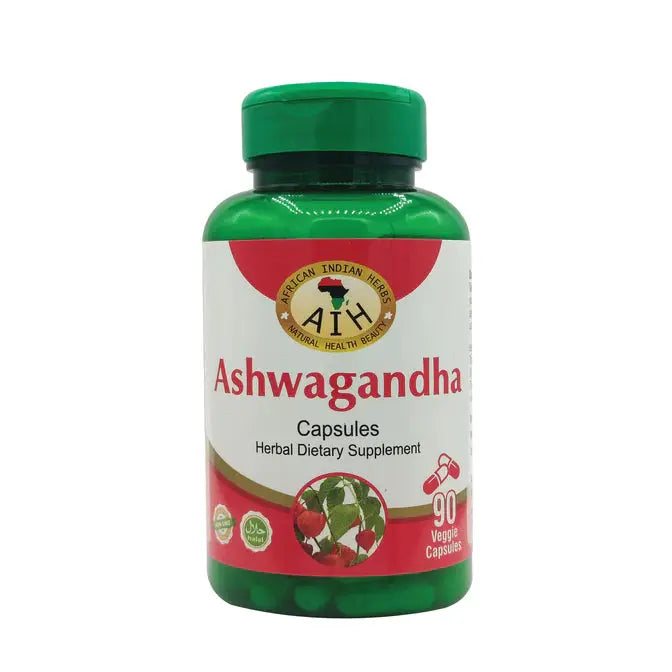 Ashwagandha 90 Capsules African Herbal Treasures