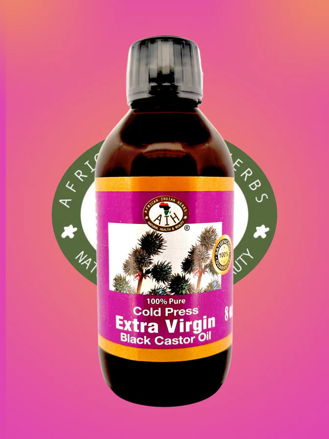 Extra Dark Virgin & Jamaican Black Castor Oil African Herbal Treasures