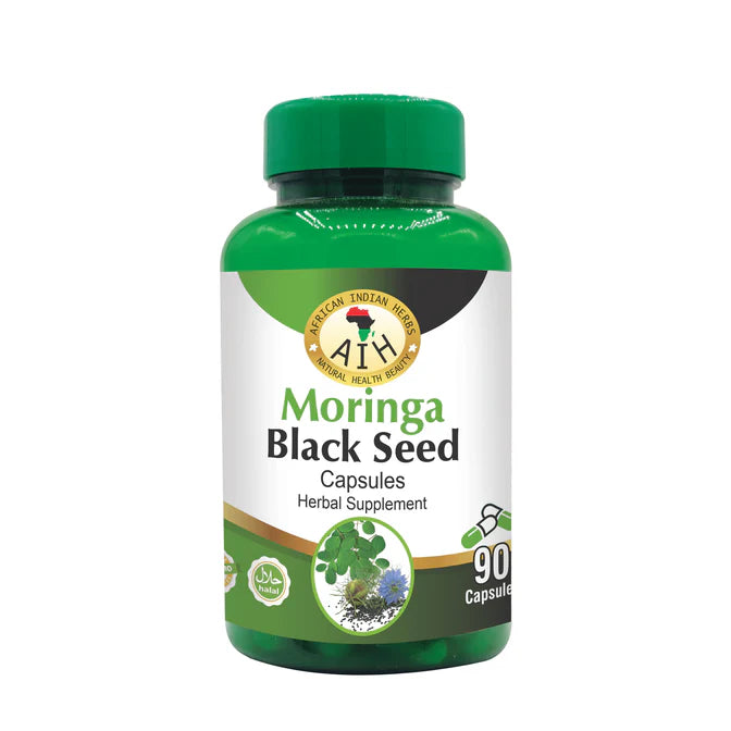 Moringa Black Seed 90 Capsules African Herbal Treasures