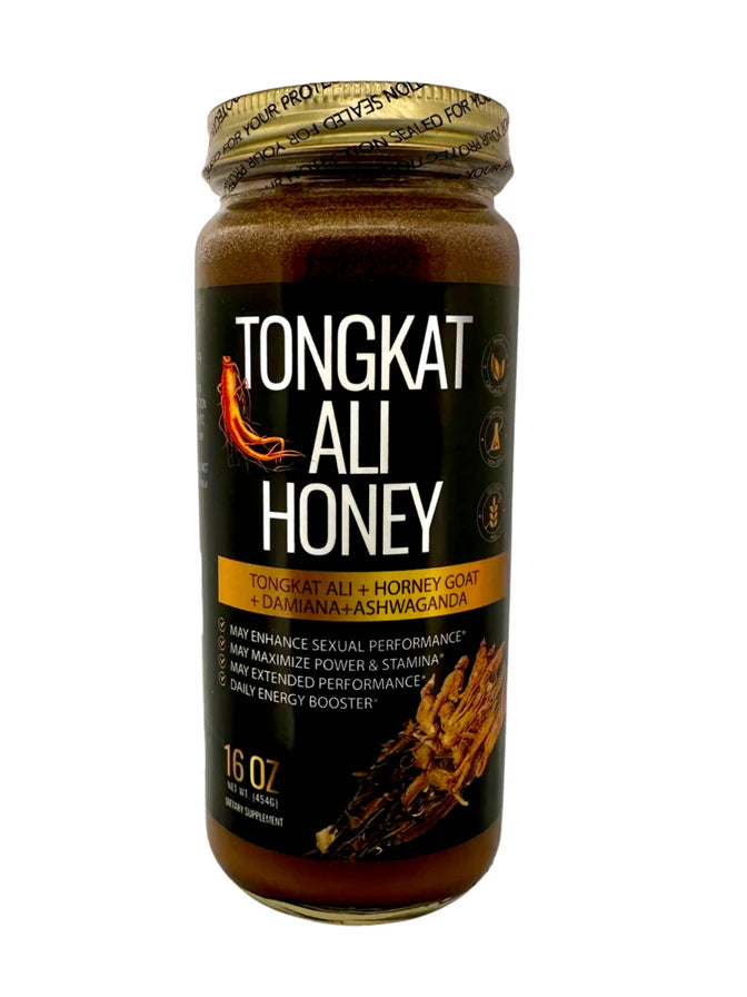 Buy Tongkat Ali & Horny Goat Weed Honey African Herbal Treasures