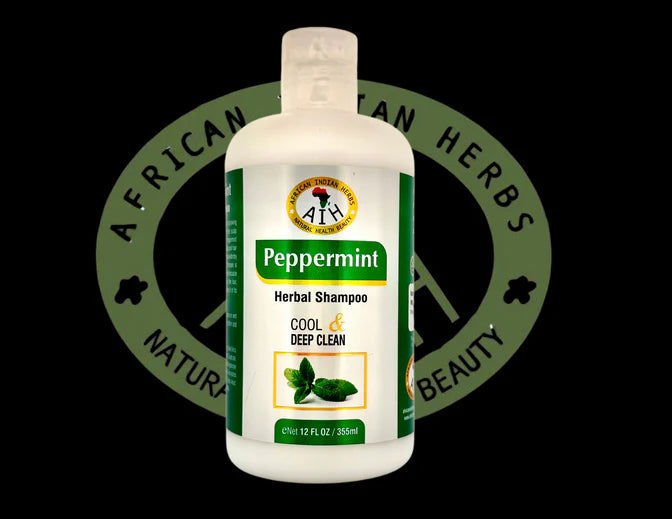 CoolMint Peppermint Herbal Shampoo – Deep Clean & Refresh African Herbal Treasures