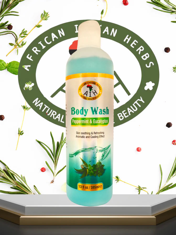 Peppermint & Eucalyptus Body Wash African Herbal Treasures