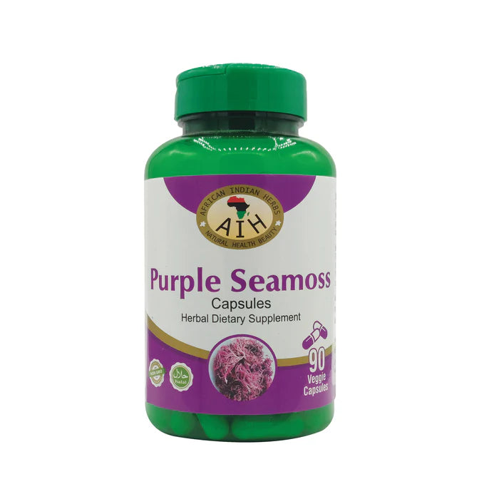 Buy Purple Sea Moss 90 Capsules African Herbal Treasures