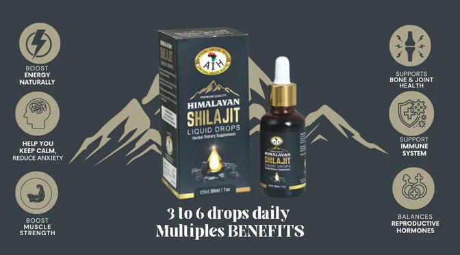 Shilajit Liquid Drops African Herbal Treasures