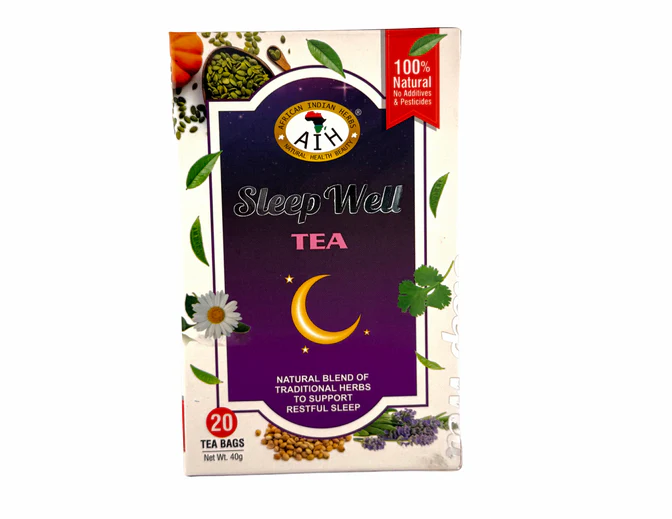 Sleep Well Tea - Top-Rated Herbal Blend for Restful Nights African Herbal Treasures