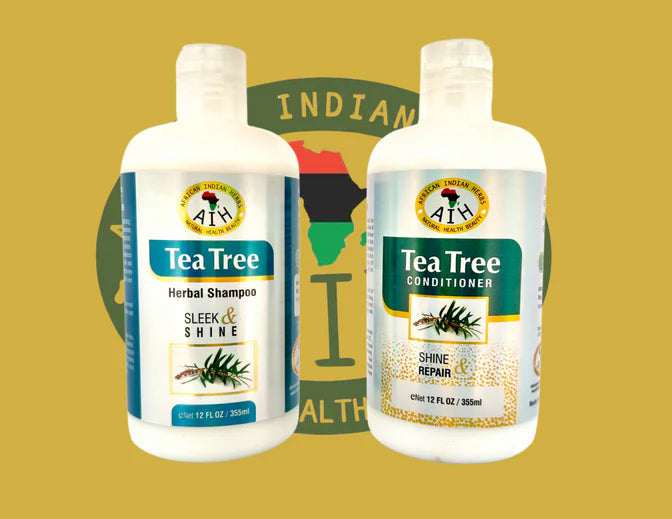 Tea Tree Shampoo & Conditioner Sleek & Shine price in Usa African Herbal Treasures