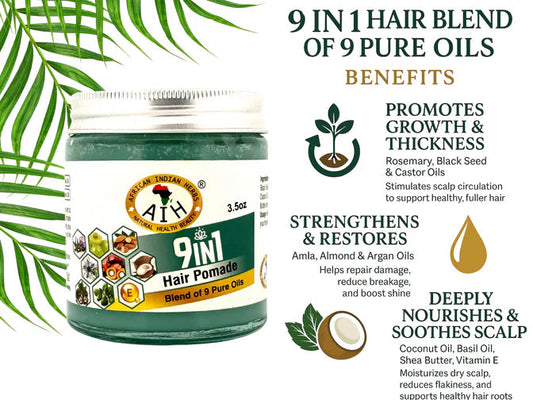 9 in 1 Hair Blend Pomade African Herbal Treasures