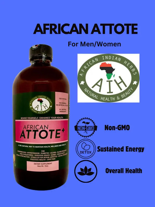 African Attote MEN POWER BEDROOM Boosts Male Sexual Potency & Performance African Herbal Treasures
