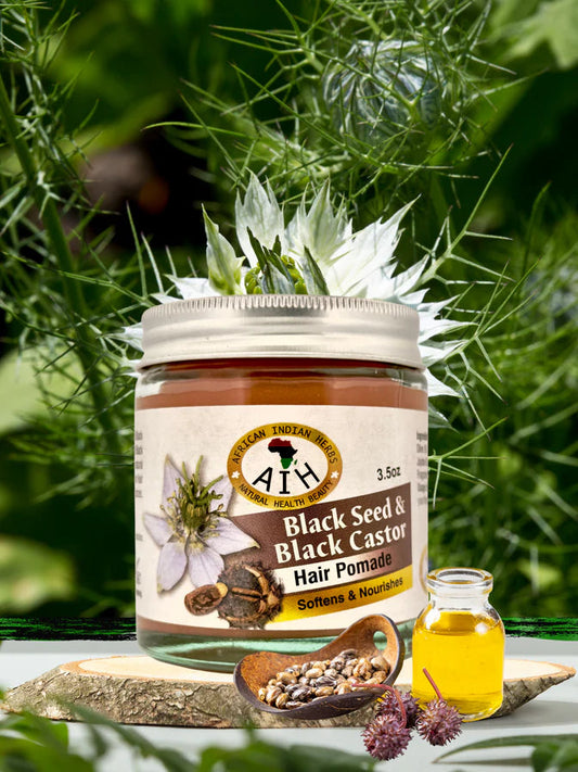 Blackseed & Black Castor Hair Promade African Herbal Treasures