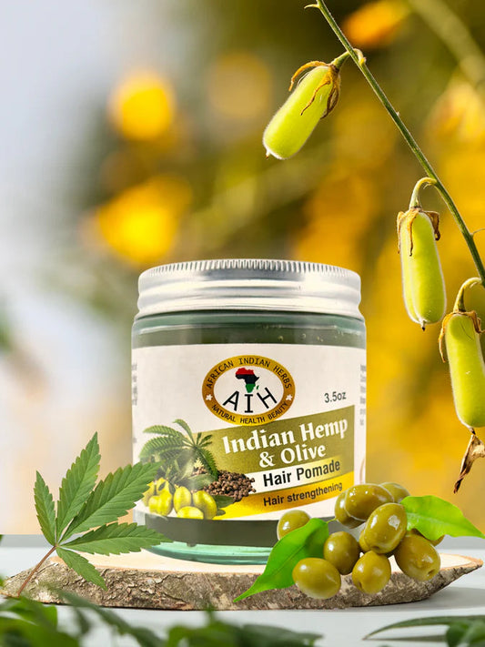 Indian Hemp & Olive Hair Promade African Herbal Treasures
