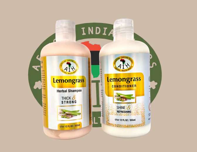 Lemon Grass Shampoo & Conditioner Bundle African Herbal Treasures