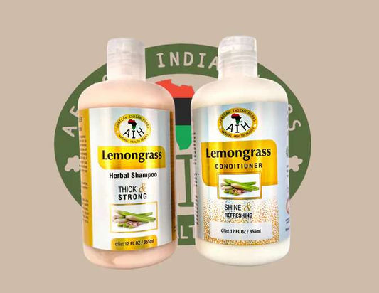 Lemon Grass Shampoo & Conditioner Bundle African Herbal Treasures