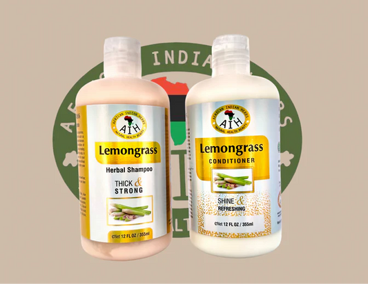Lemon Grass Shampoo & Conditioner Bundle African Herbal Treasures