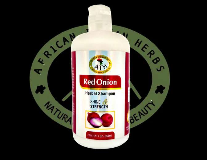 Red Onion Herbal Shampoo (Shine& Strength African Herbal Treasures