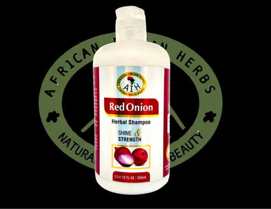 Red Onion Herbal Shampoo (Shine& Strength African Herbal Treasures